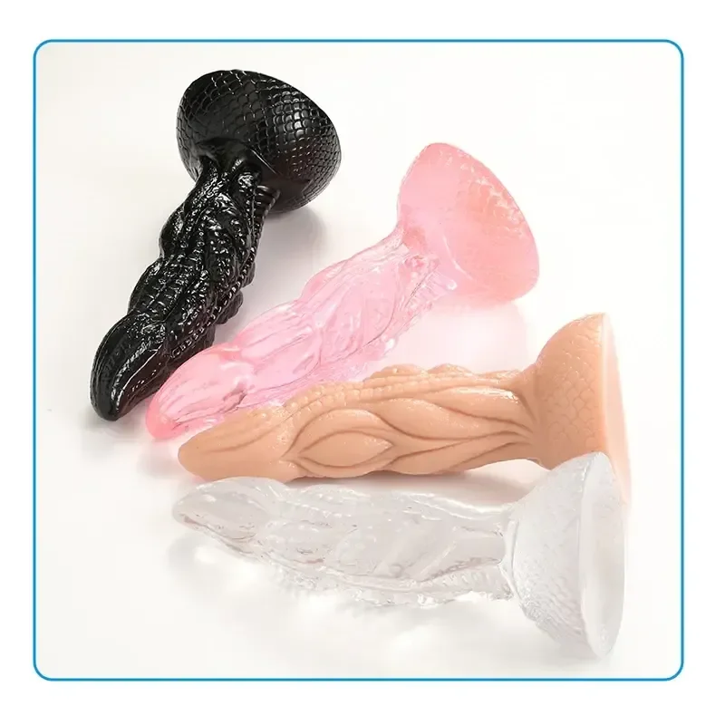 dildo ventouse pvc texture dragon