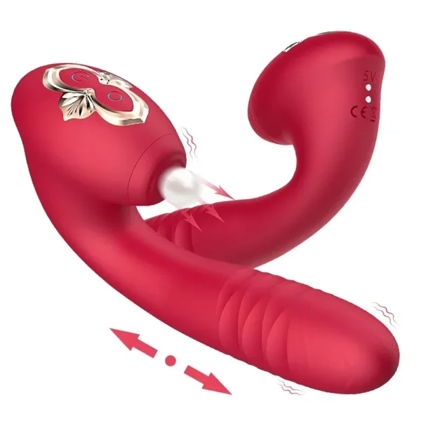 dildo vibrant télescopique doux au toucher