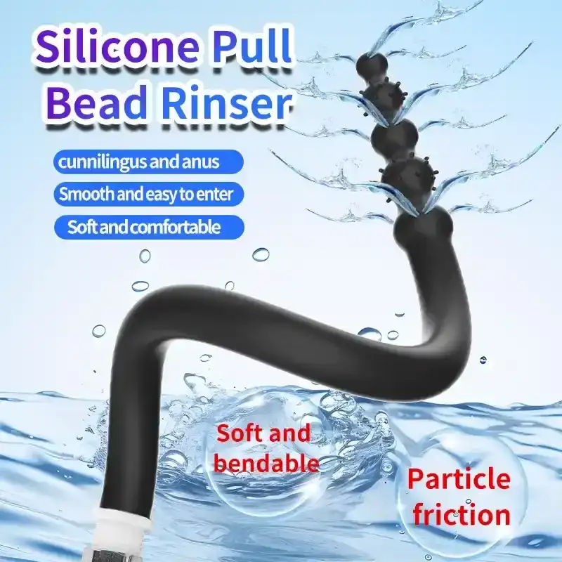 douche anale flexible silicone lisse