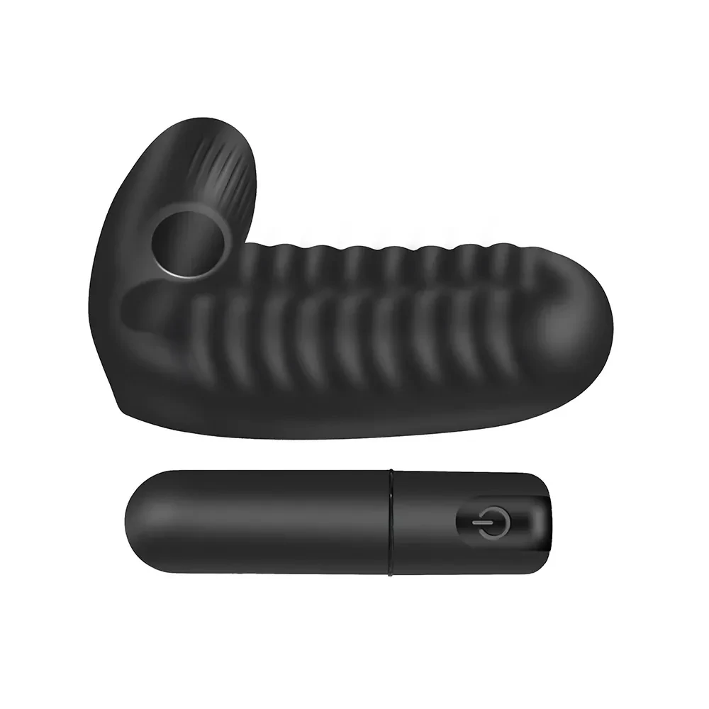 finger vibrator silicone medical 10 modes