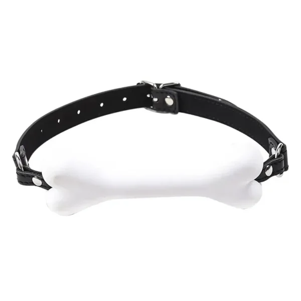 gag BDSM cuir souple et résistant