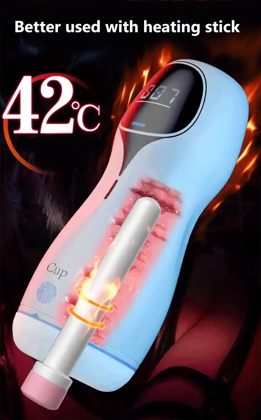 gobelet vaginal en tpe noir souple