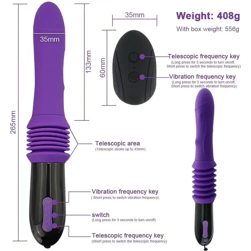 gode vibrant sans fil pour stimulation