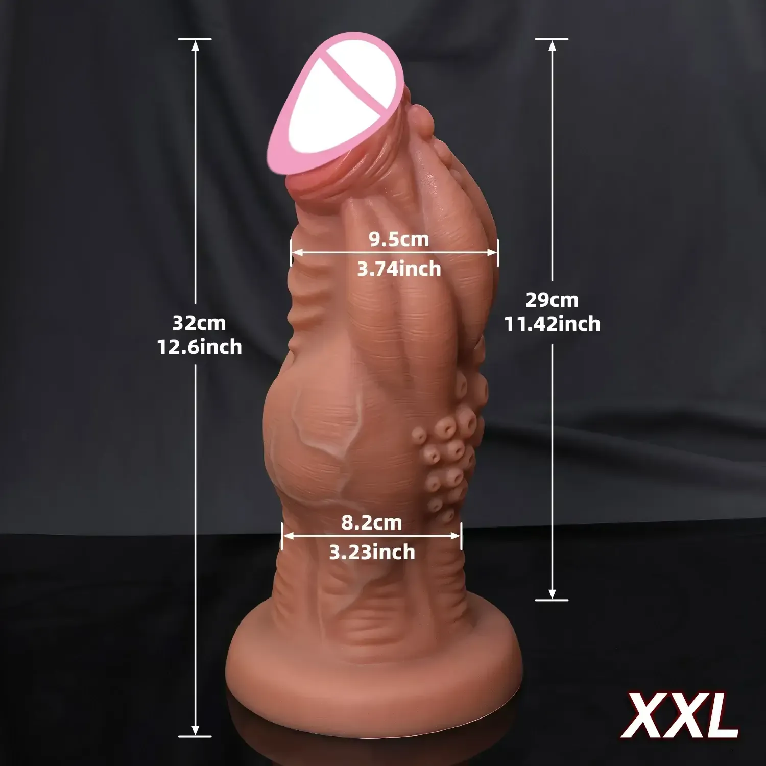 gros plug anal silicone medical noir