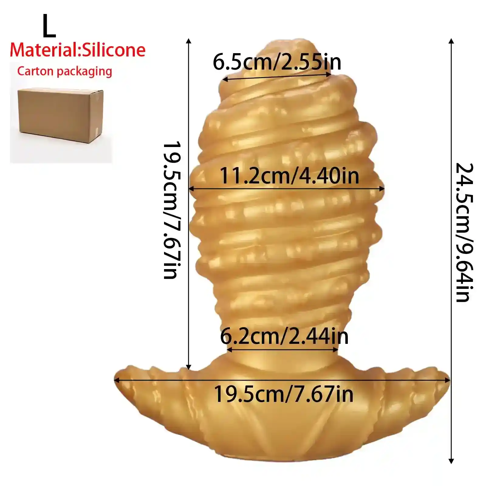 grosse plug anal silicone medical large