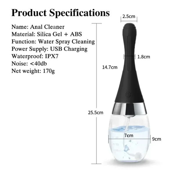 irrigateur anal avec buse interne