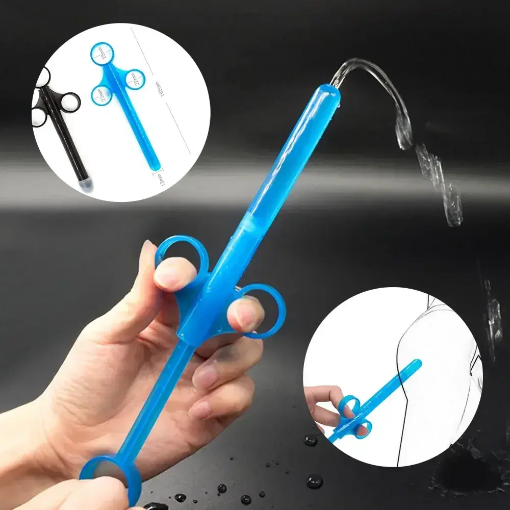 isensualflow fr applicateur lubrifiant seringue plastique bleu