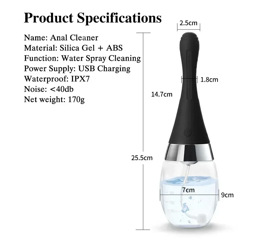 isensualflow fr irrigateur anal electrique silicone medical