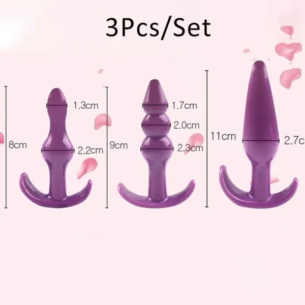 isensualflow fr plug anal femme rose set 3