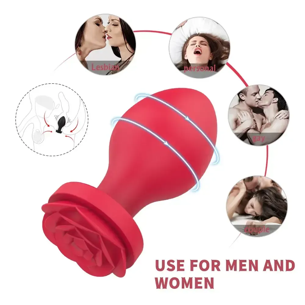 isensualflow fr plug anal rouge design rose
