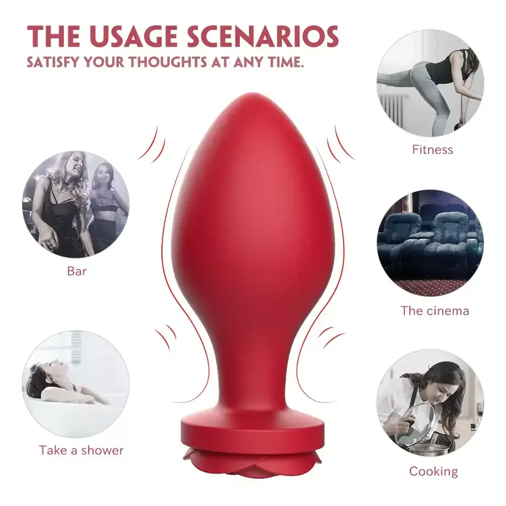 isensualflow fr plug anal silicone medical rose