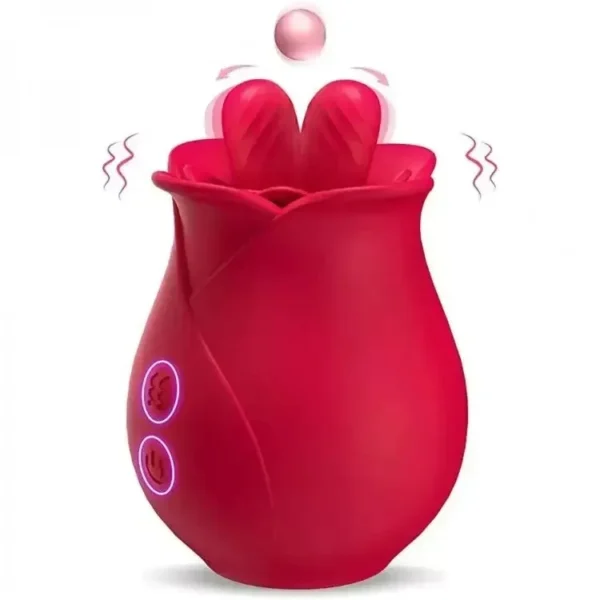 isensualflow fr sextoy rose à forme florale vibrante