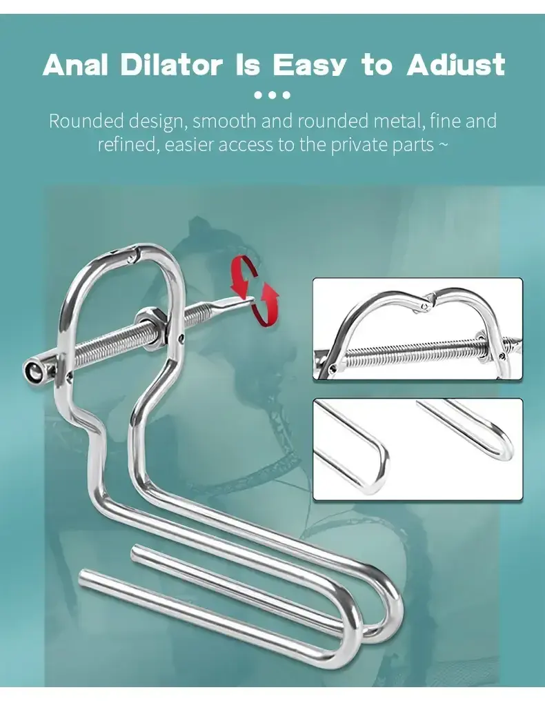 jouet anal acier inoxydable long