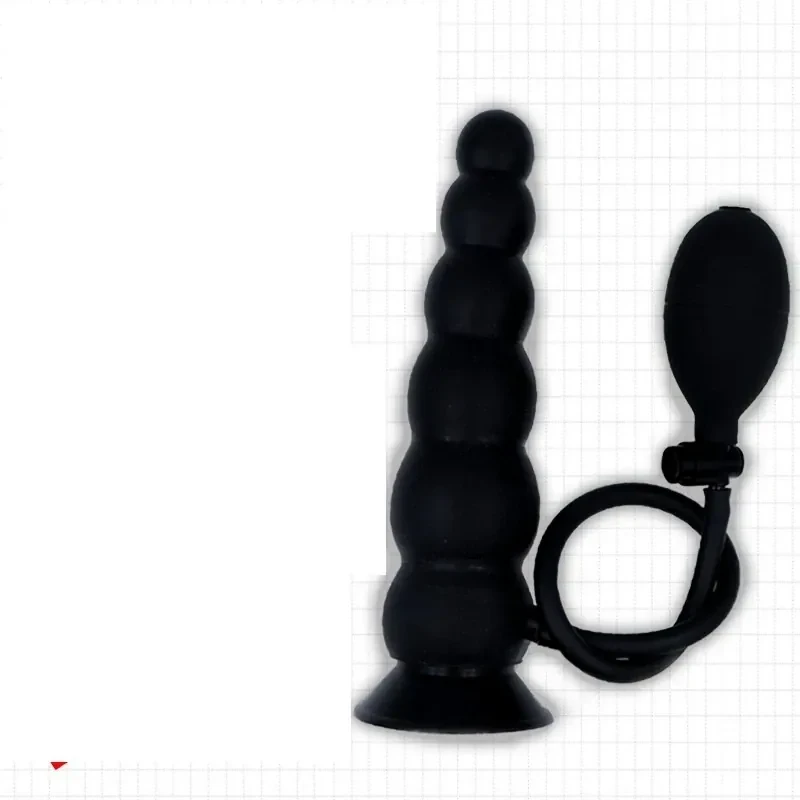 jouet anal en silicone doux progressif