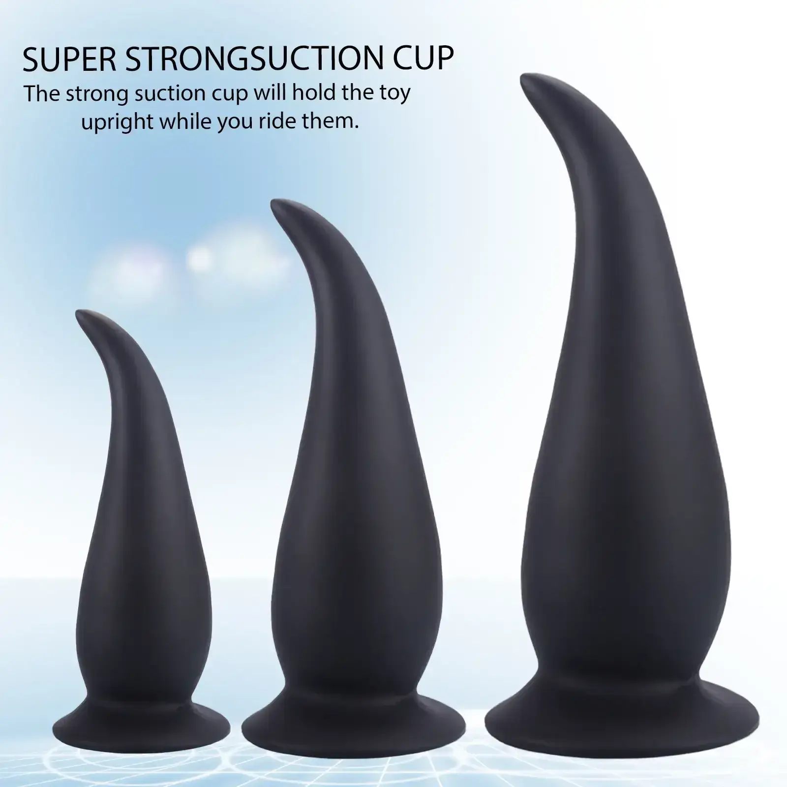 jouet anal en silicone medical de grande taille
