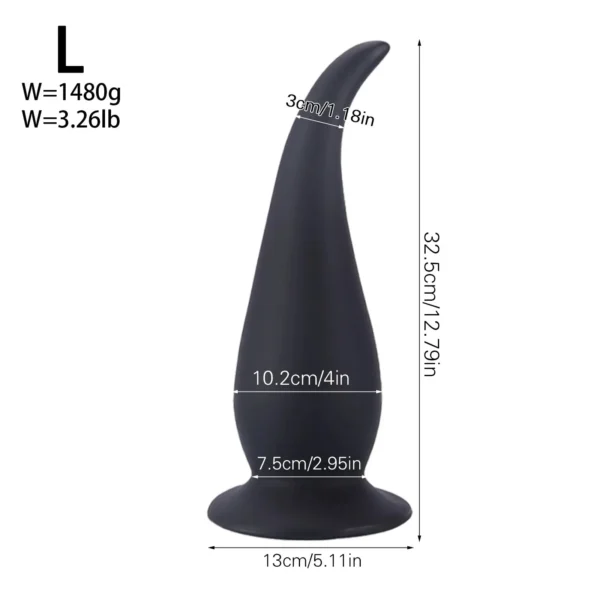 jouet anal en silicone médical doré