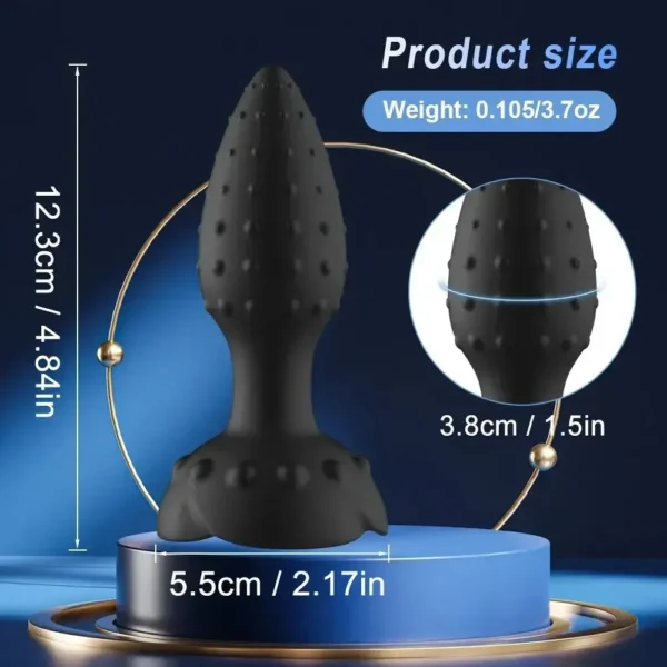 jouet anal silicone médical doux