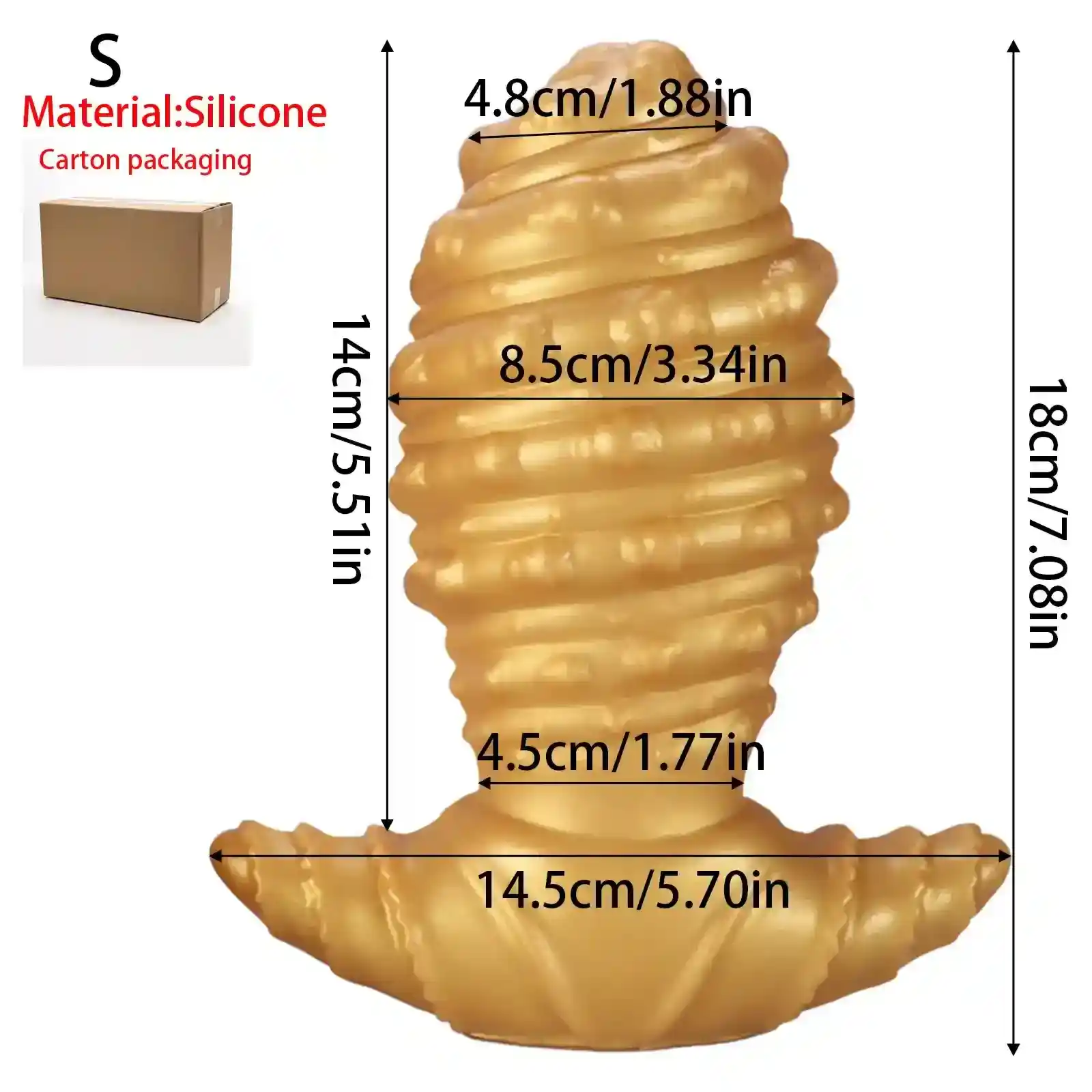 jouet anal silicone medical impermeable