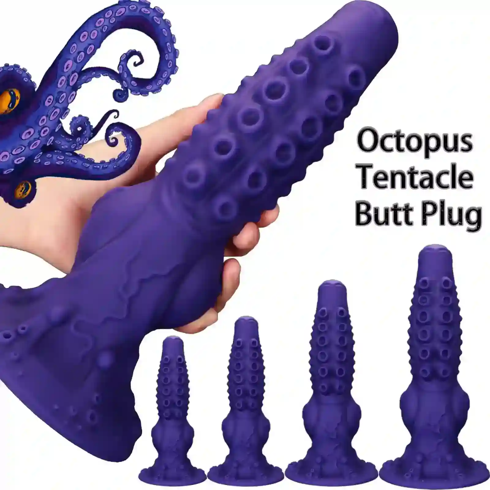 jouet anal tentacule silicone souple