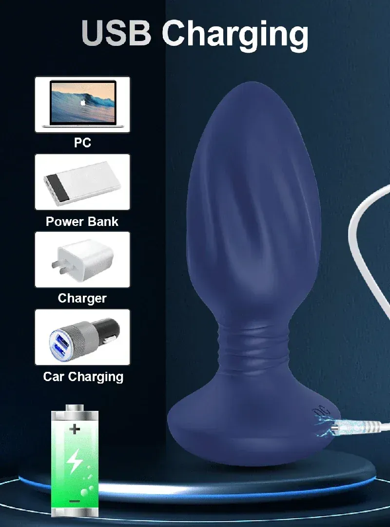 jouet anal vibrant silicone medical rechargeable usb