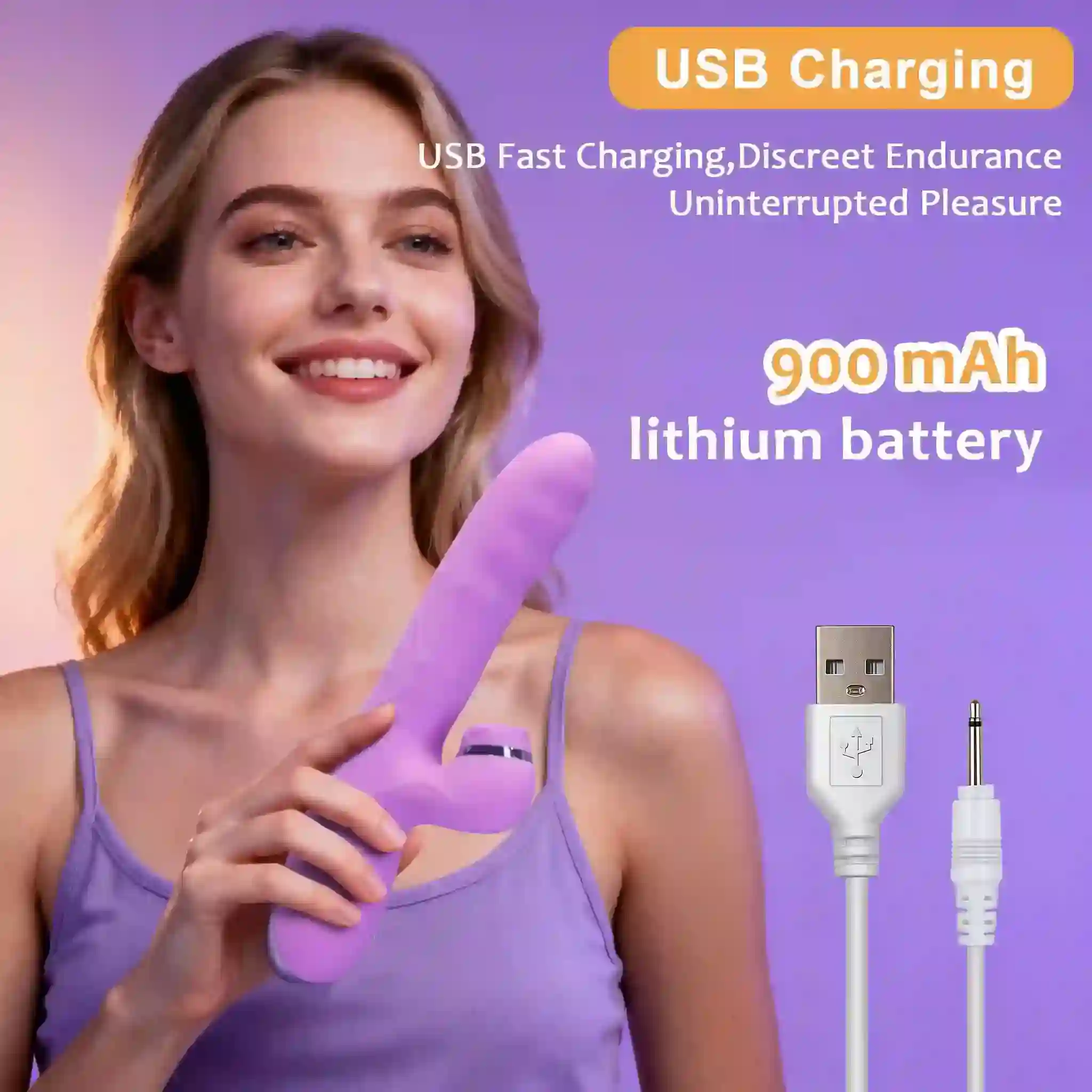 jouet clitoridien 5 en 1 silicone