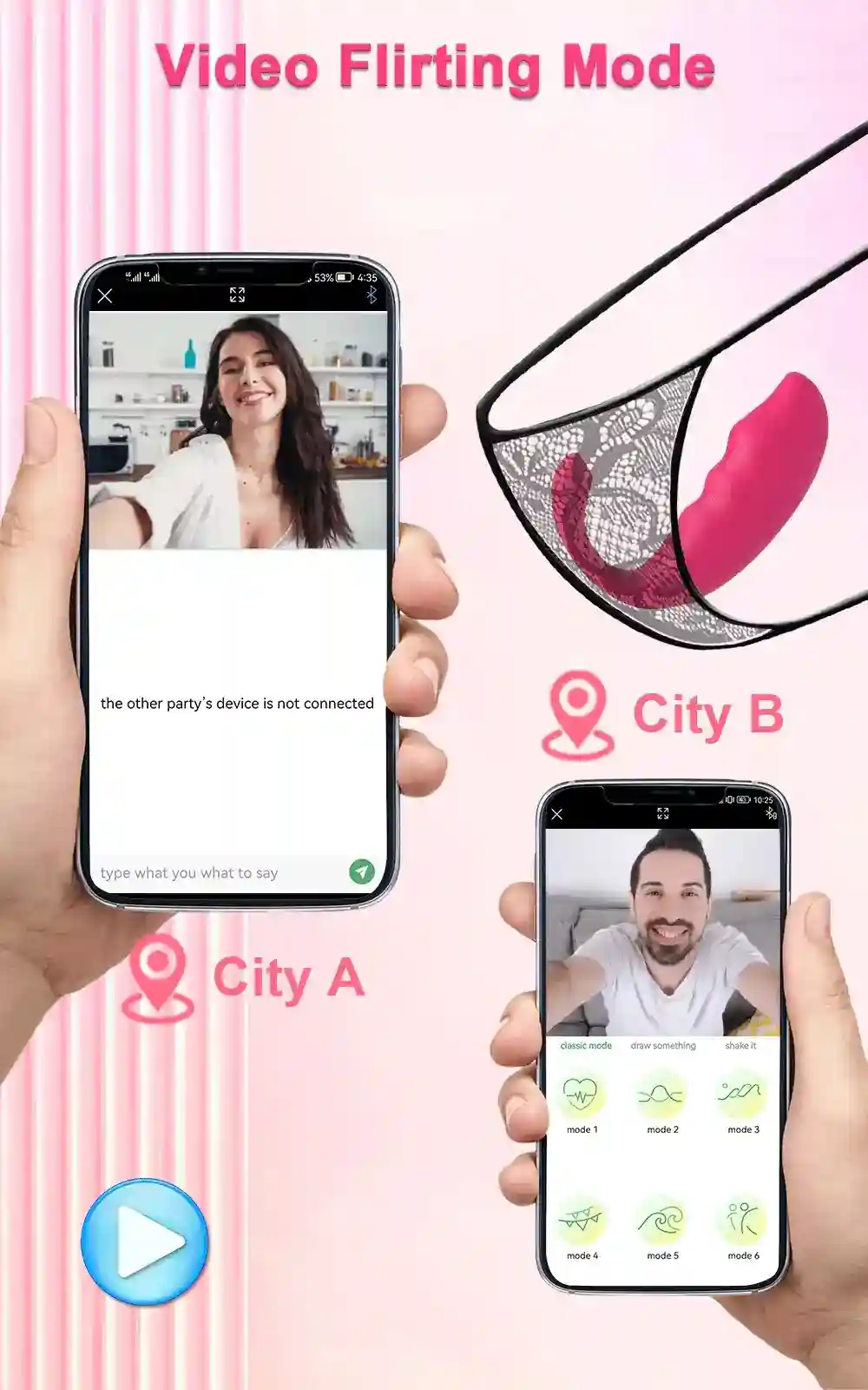 jouet connecte application controle point g