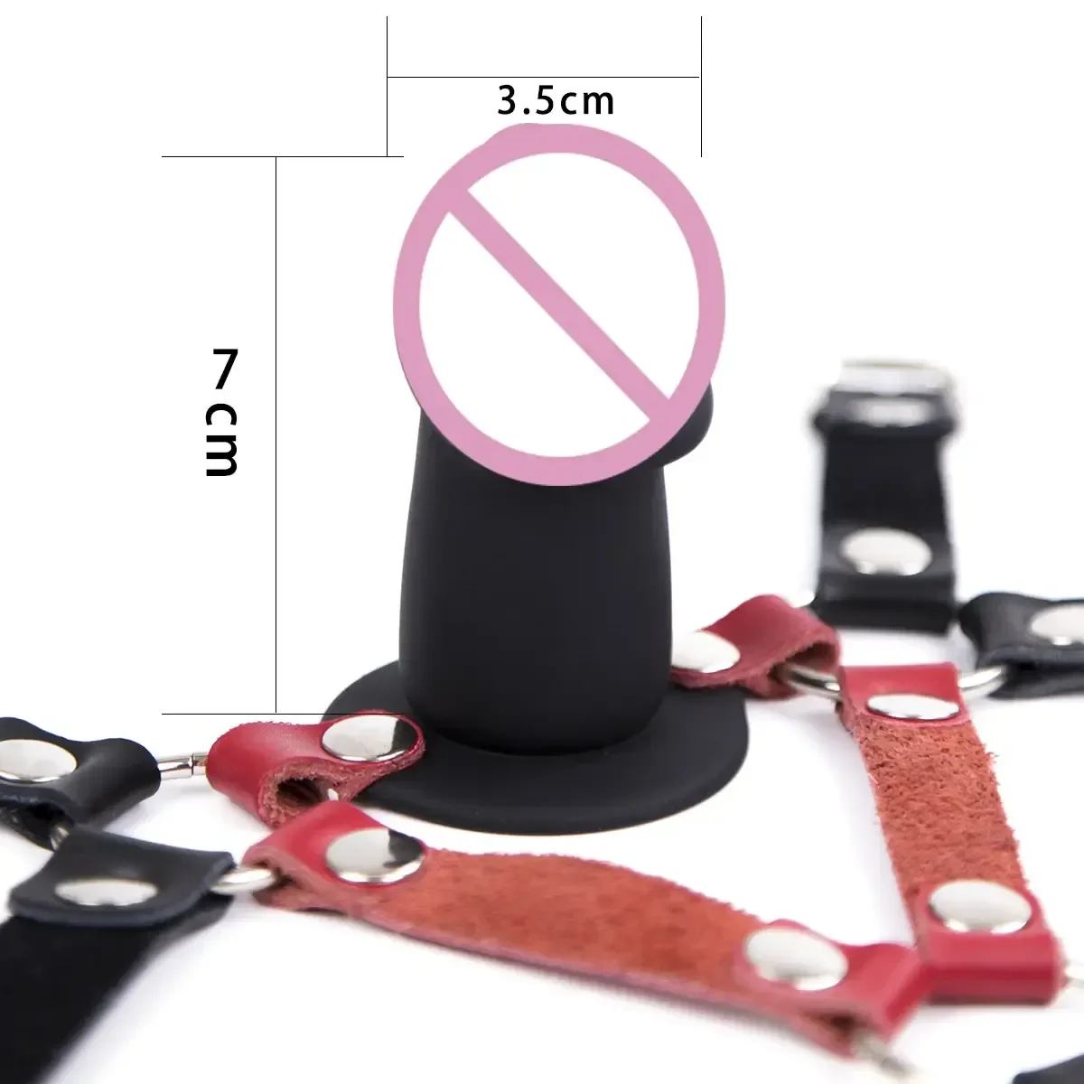 jouet de domination similicuir noir pour femme
