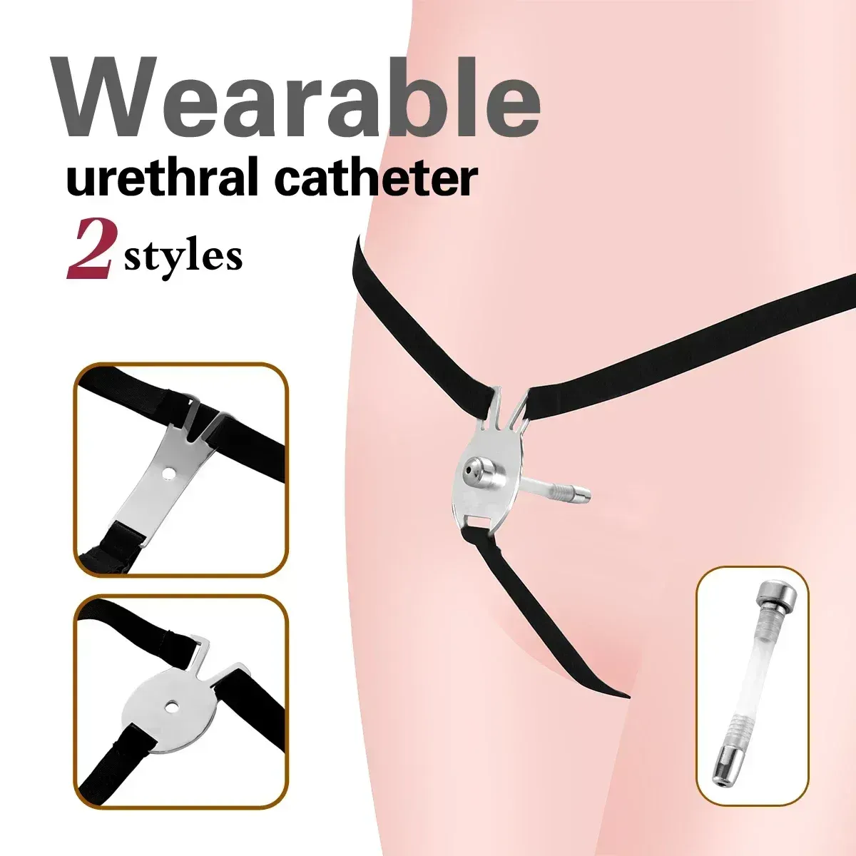 jouet erotique uretral en metal poli