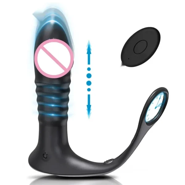 jouet masculin silicone massage anal télécommandé