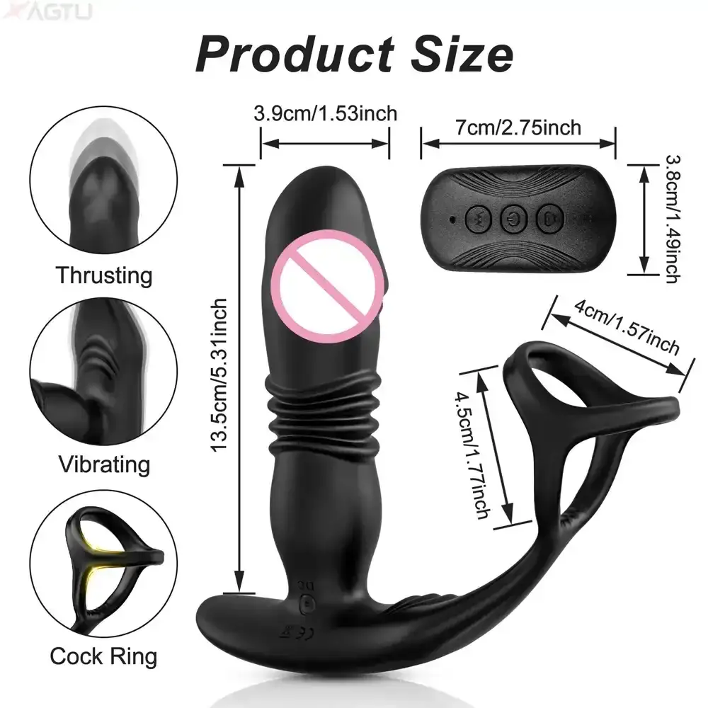 jouet prostate homme silicone charge usb