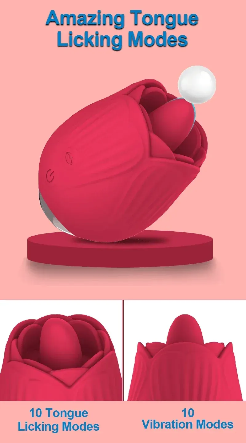 jouet rose a succion clitoridienne rechargeable