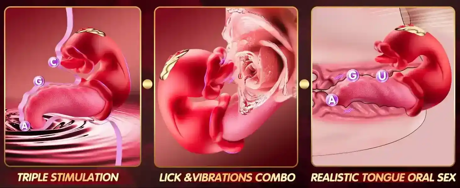 jouet sexuel rose a triple stimulation