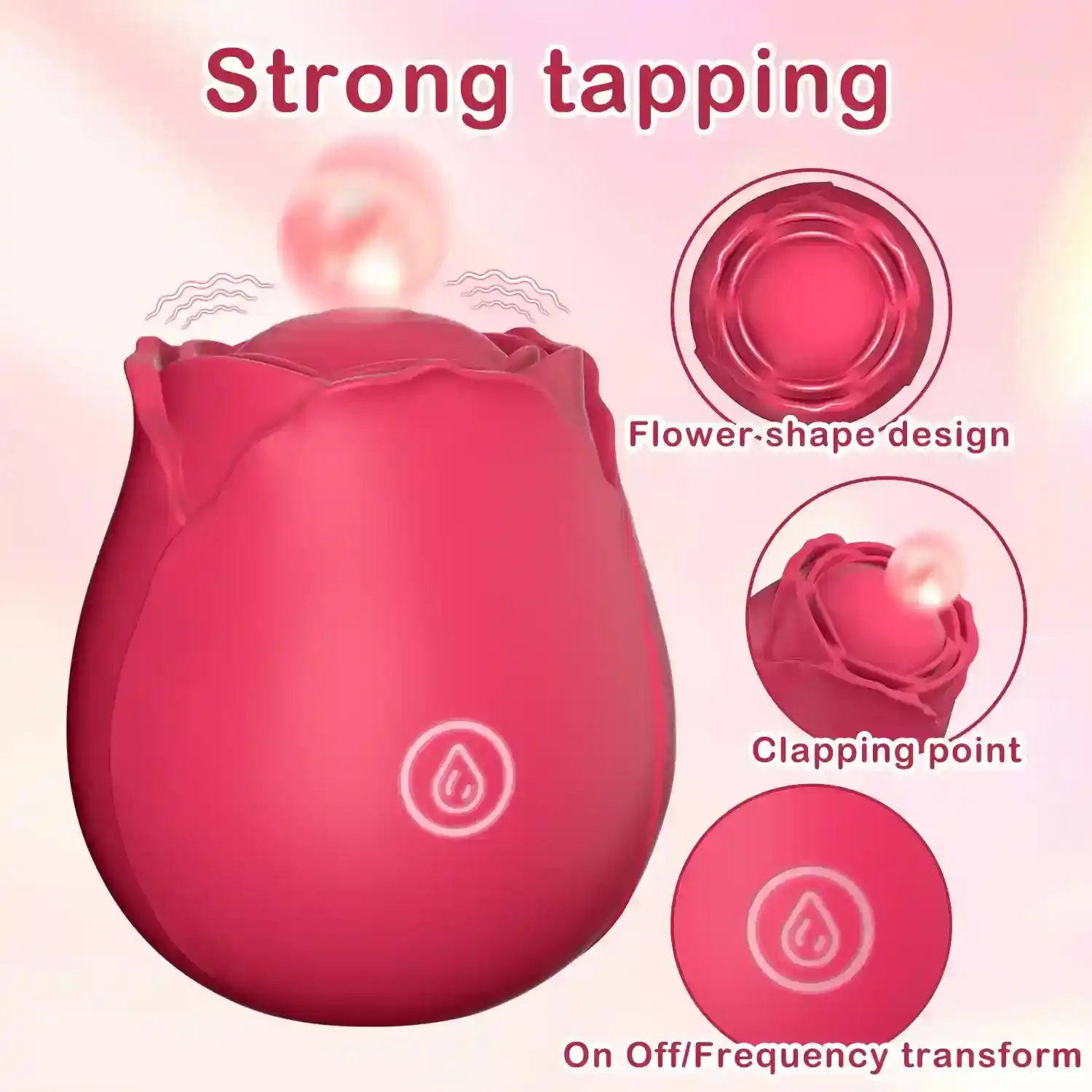 jouet sexuel rose pulsations puissantes