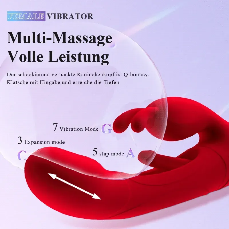 jouet sexuel silicone medical lapin rose