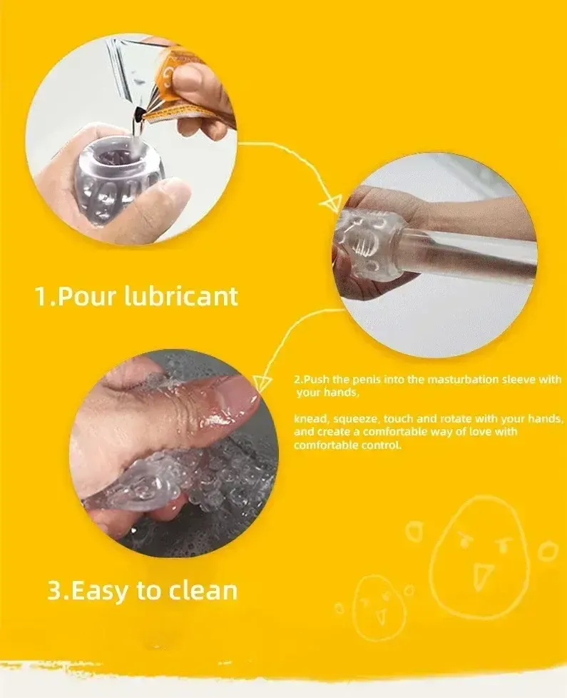 manchon de masturbation lavable tpe doux