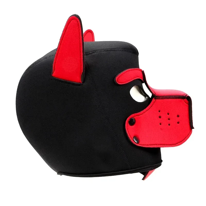 masque jeu de role canin pvc