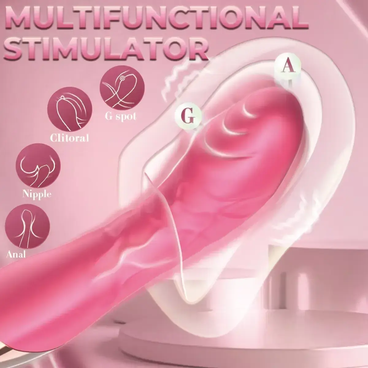 masseur clitoridien et point g multifonction