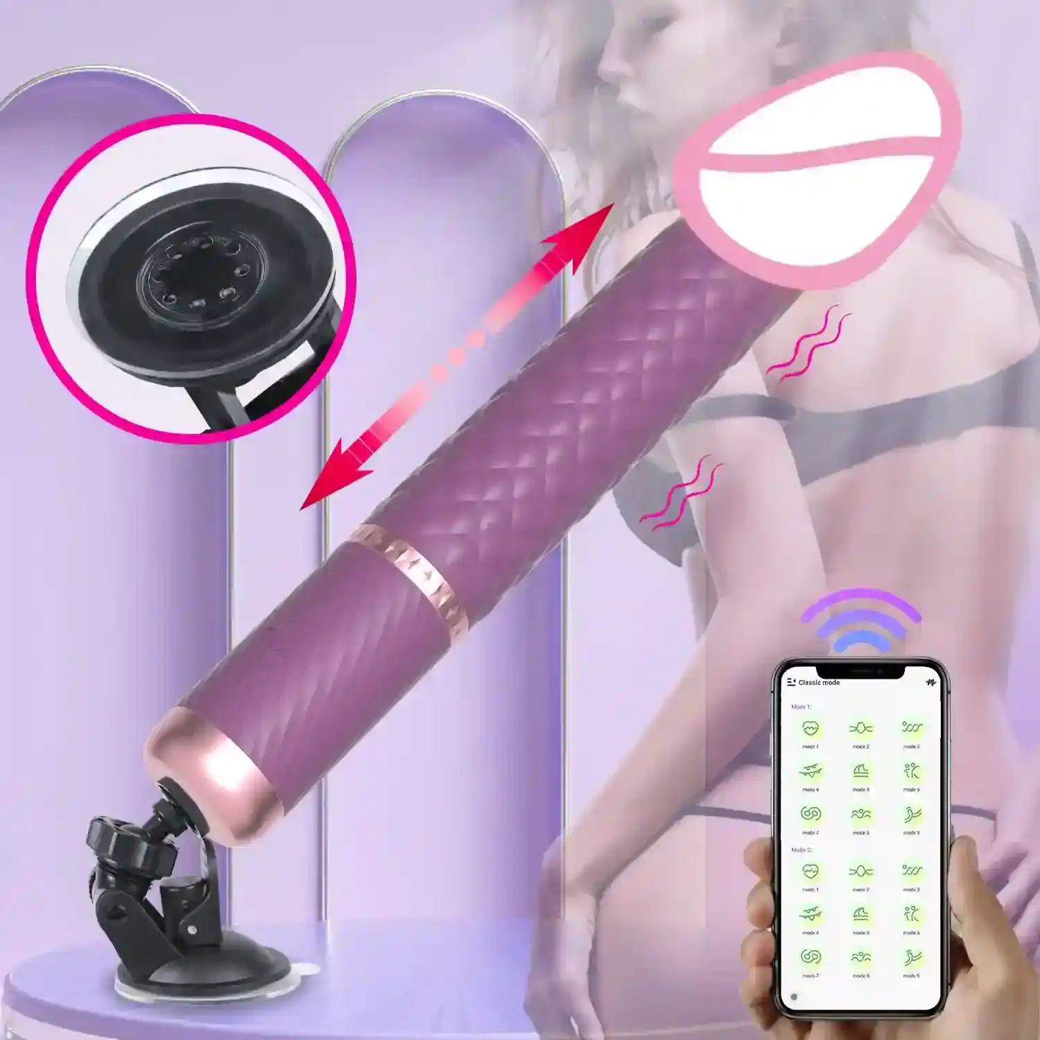masseur clitoridien etanche rechargeable