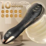 masseur point g en silicone lisse