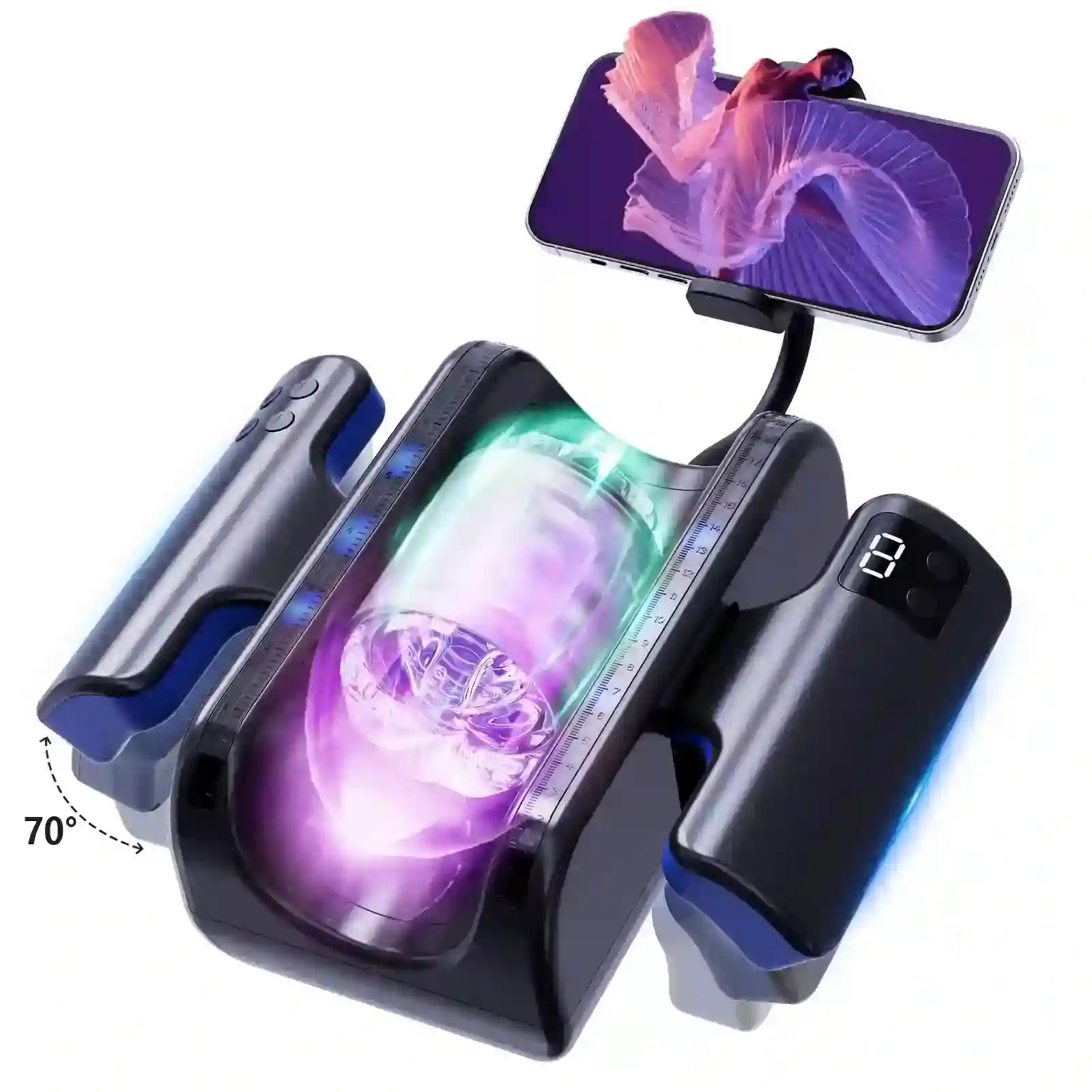 masturbateur a poussees automatiques rechargeable