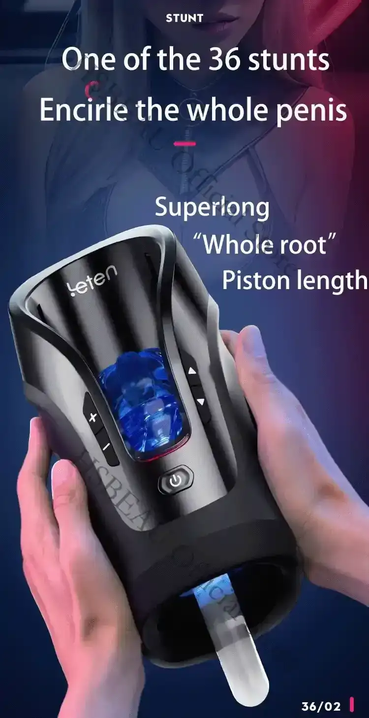 masturbateur piston automatique couleur noire