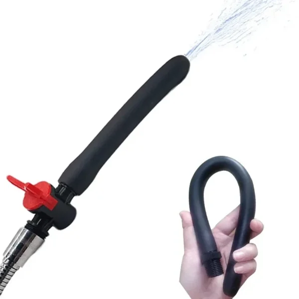 nettoyeur anal silicone médical 16cm