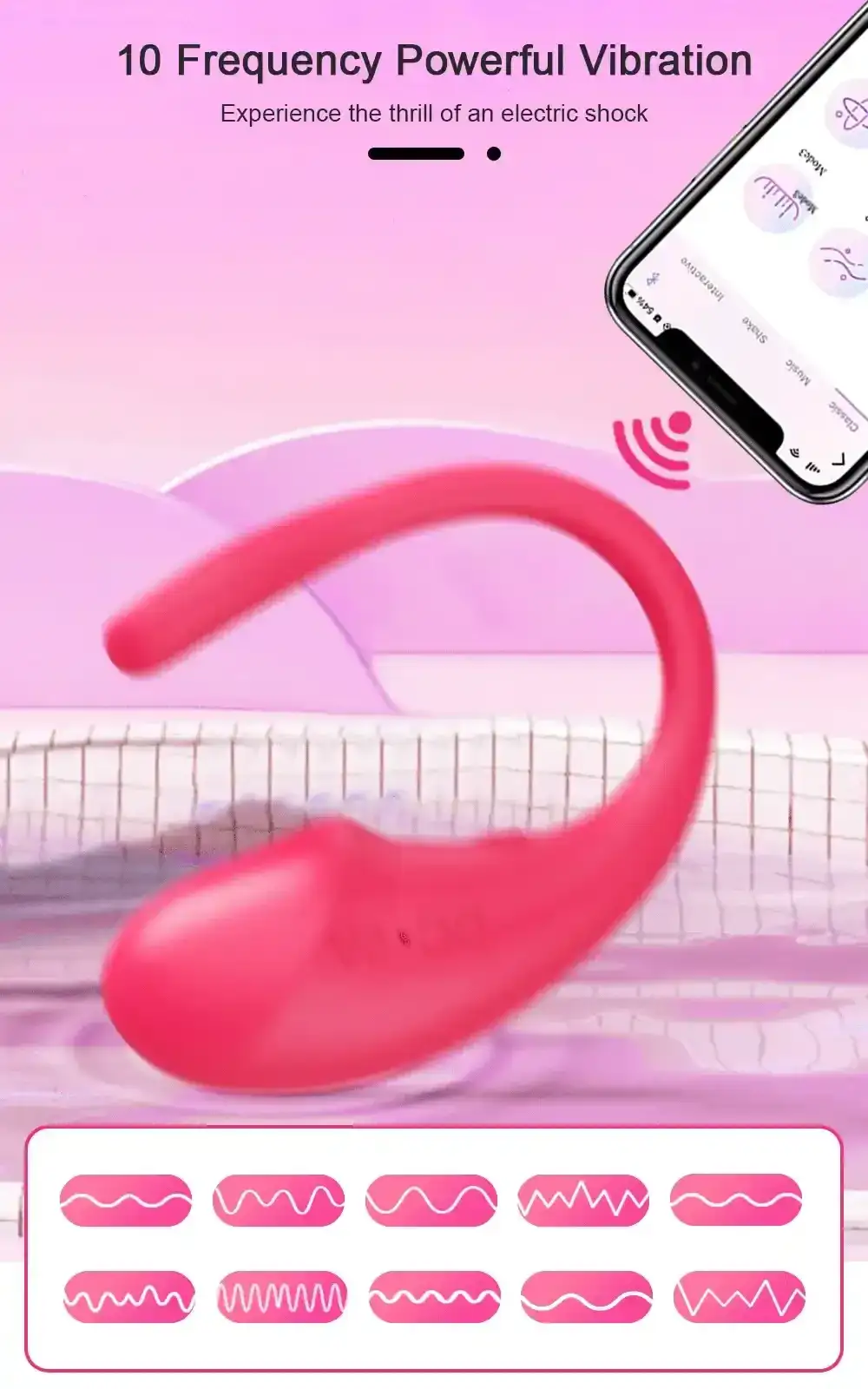 oeuf vibrant avec controle a distance partenaire