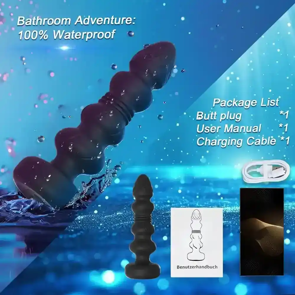 penetrateur prostatique telecommande en silicone