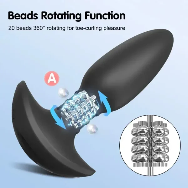 plug anal avec application et vibration douce
