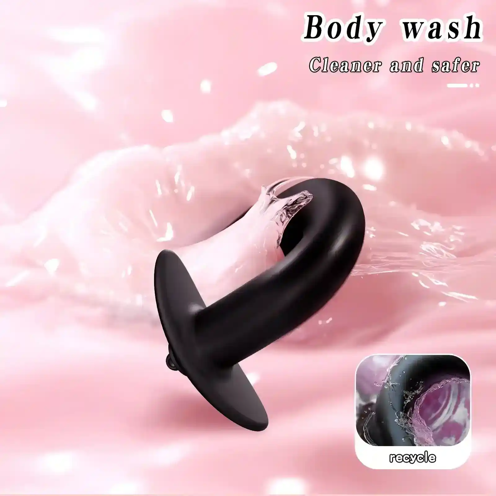 plug anal avec seringue pour remplissage