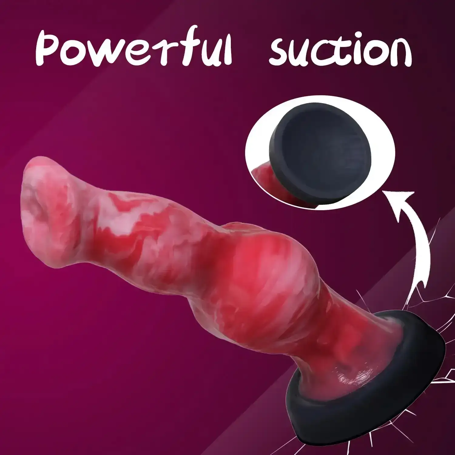 plug anal avec tête lisse et nœud marqué