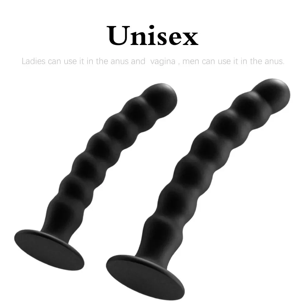 plug anal avec ventouse en silicone