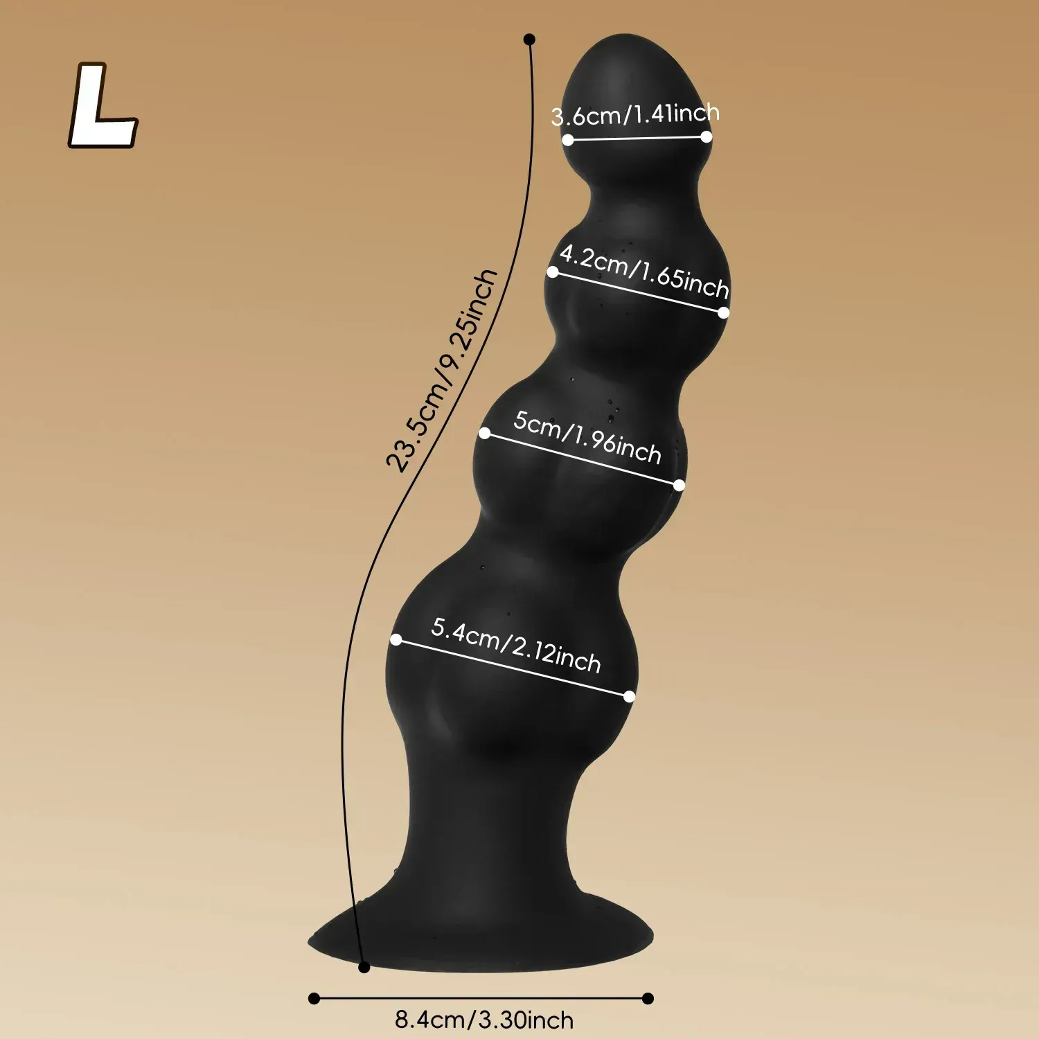 plug anal avec ventouse stable