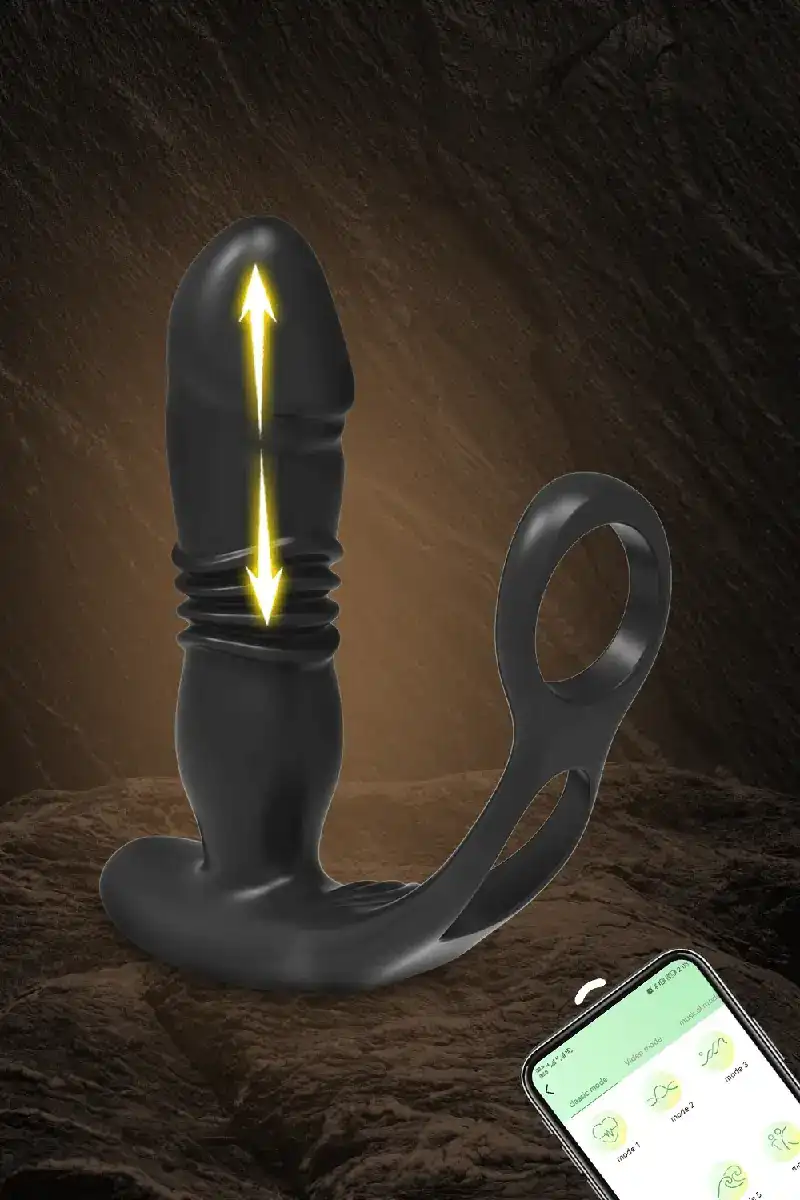 plug anal avec vibration intelligente controle app